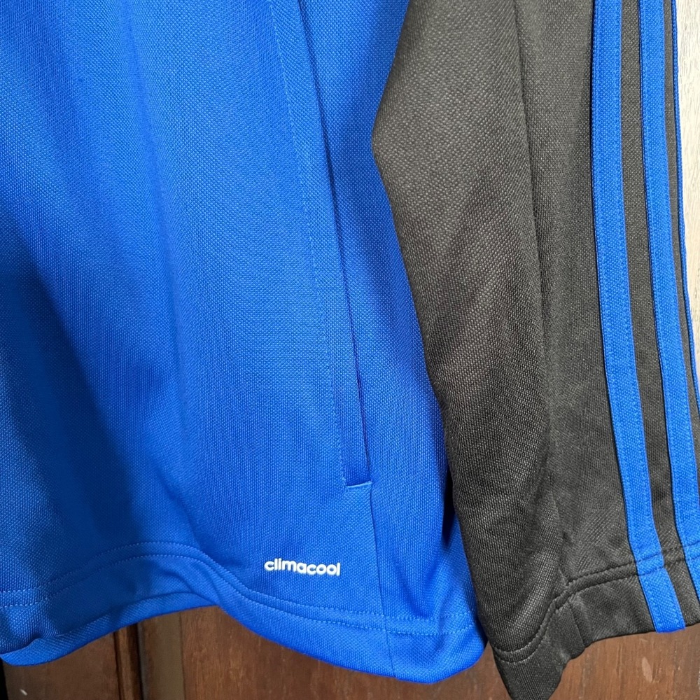 ADIDAS Climacool Kansas Jayhawks NCAA Basketball Big 12 Zip Up Jacket Mens Sz M - Picture 5 of 10